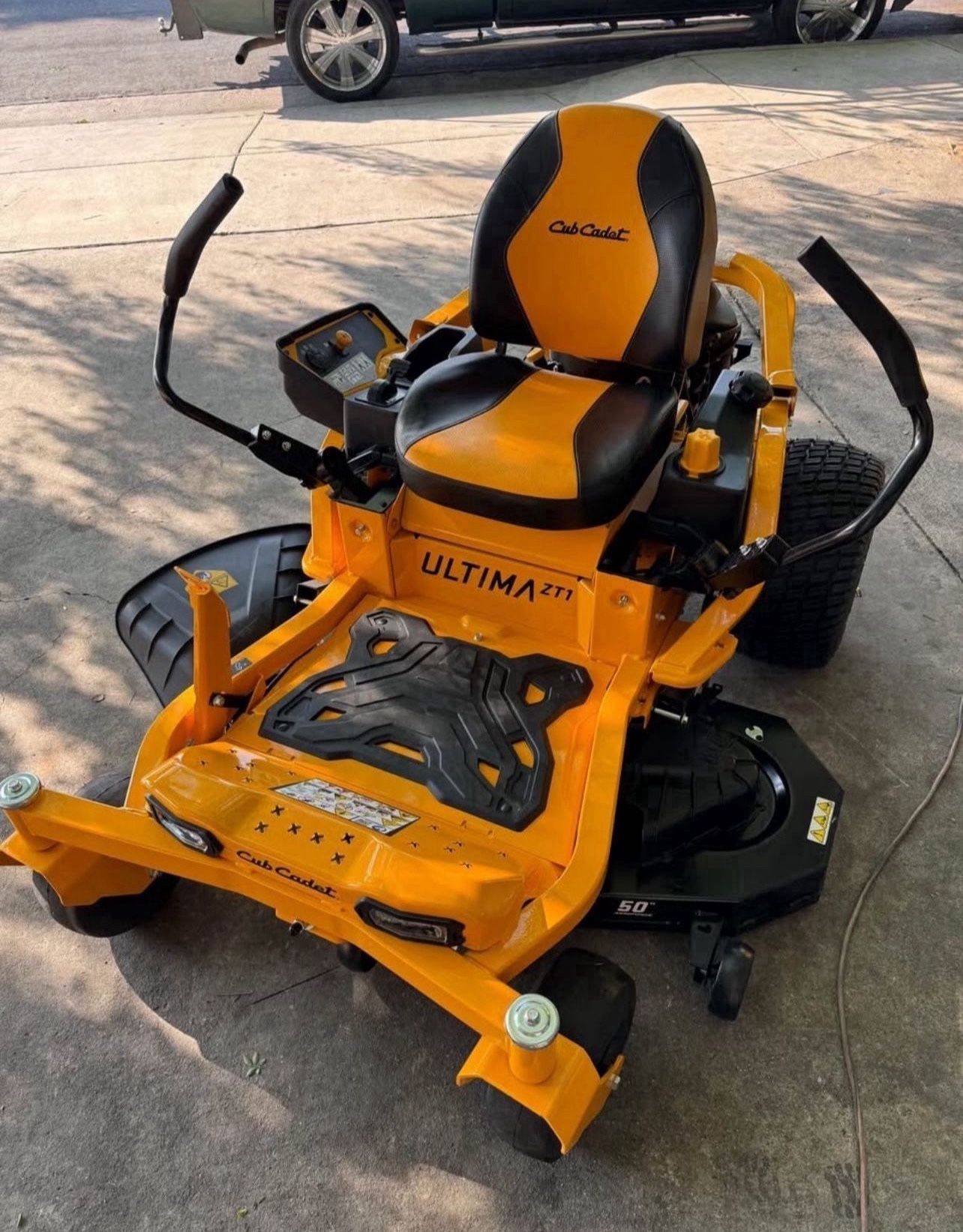 Cub Cadet Ultima ZT1 50 in. Fabricated Deck 23HP V-Twin Kawasaki FR Series Engine Dual Hydro Drive Gas Zero Turn Riding Lawn Mower