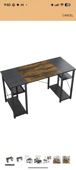 39” Computer Desk with Storage Shelves

New 
Originally $90
