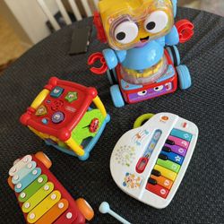 Toddler Learning & Music Toy Bundle - Fisher-Price & VTech