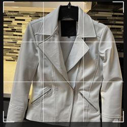 White Leather Jacket