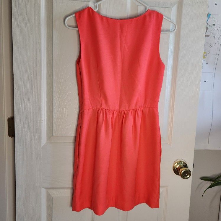 J.Crew Pocketed Chiffon Mini Dress (00)