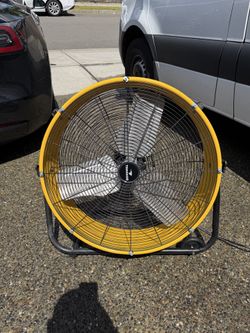 24” Industrial Drum Fan – Heavy Duty