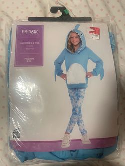 Fin-Tastic Kids Shark Costume Set Medium 8-10