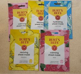 Burt's Bees Sheet Mask Bundle – 5 Pack