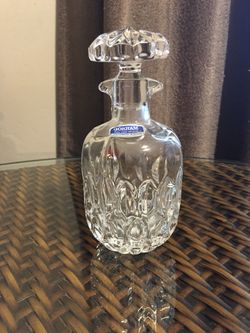 Vintage Full Lead Crystal perfume bottle