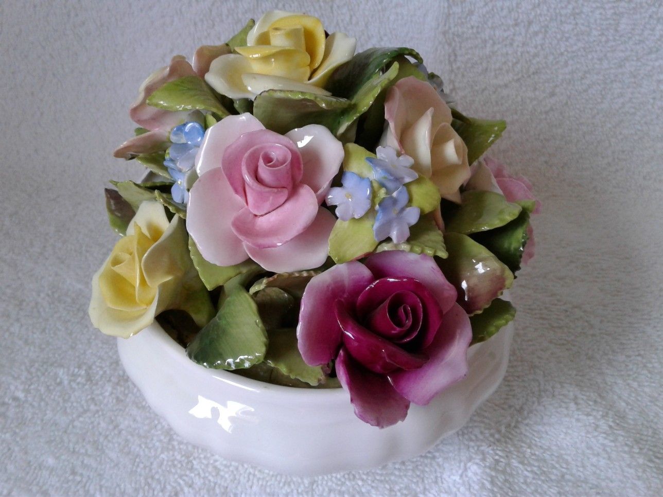 Vintage Bone China floral bouquet