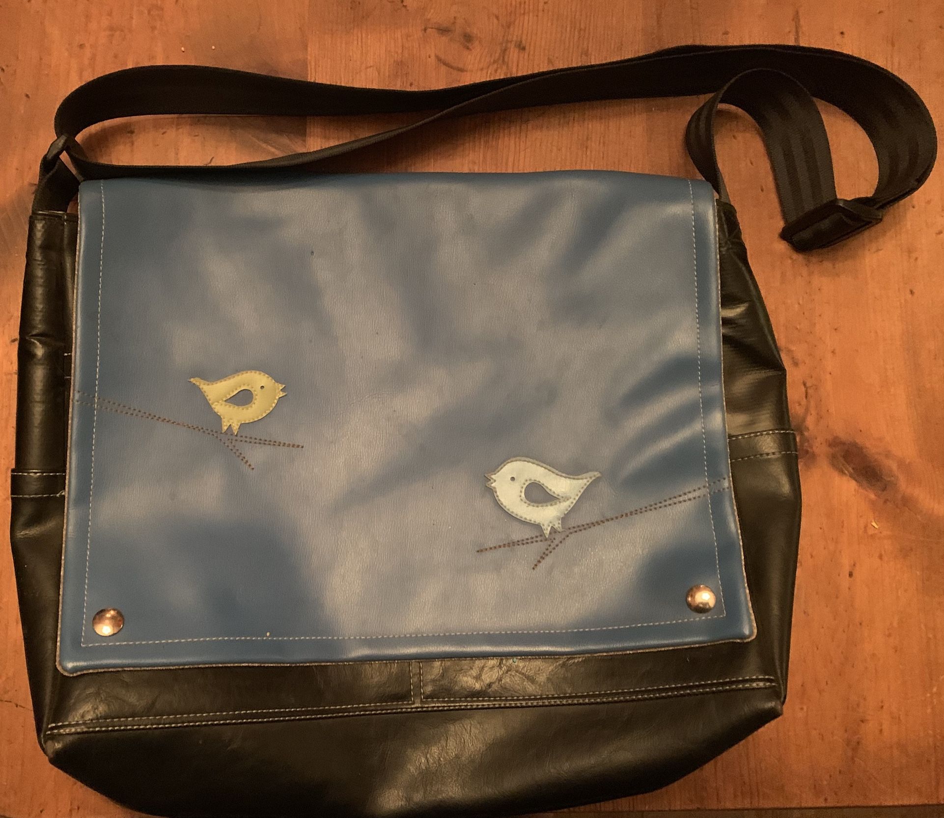 Messenger Bag W/ Birds