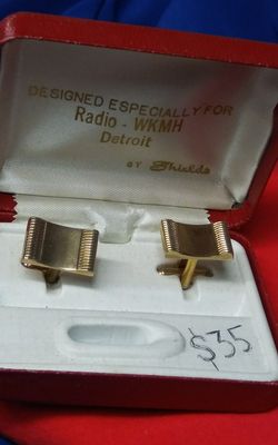 Gold plated cufflinks