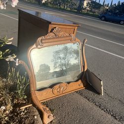 Free mirror from 1800’s dresser