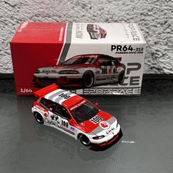 Pop Race 1:64 Pandem Civic Eg6 V1.5 Idemitsu Motion Infinite PR640212