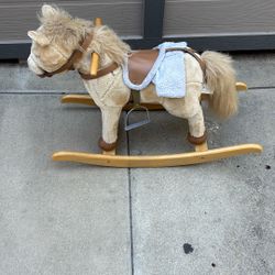 Vintage rocking horse toy 