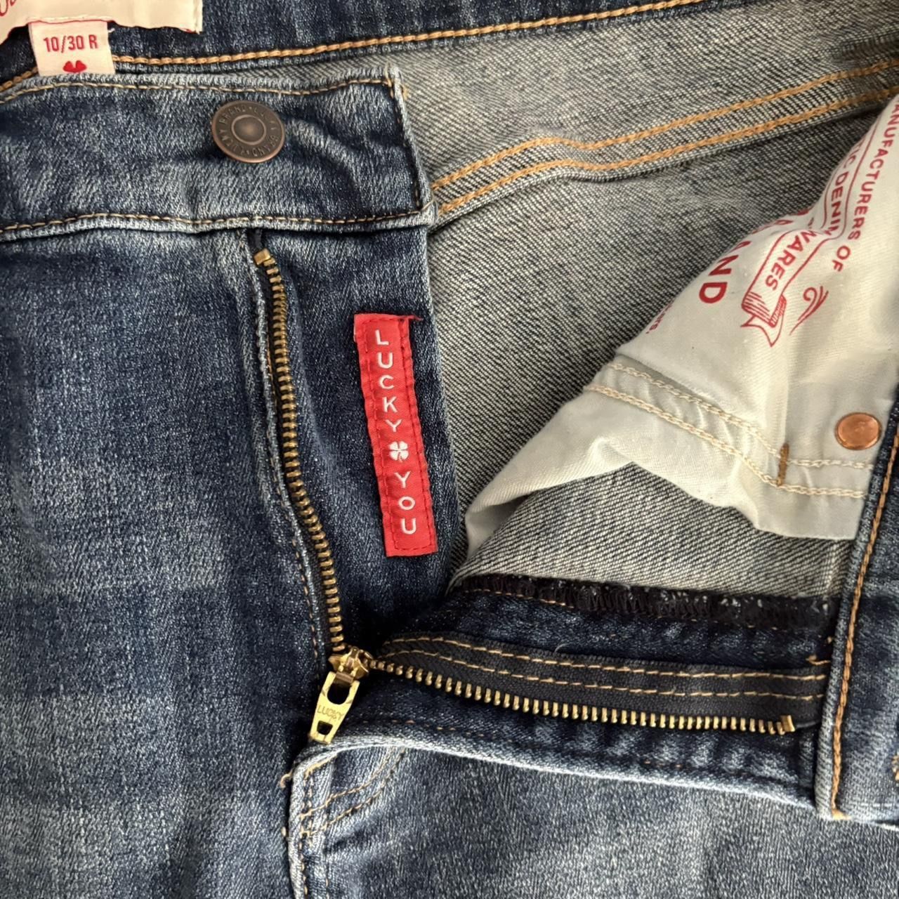 Lucky brand lucky you sweet mid rise straight jeans