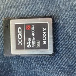 64 GB XQD Sony Memory Card