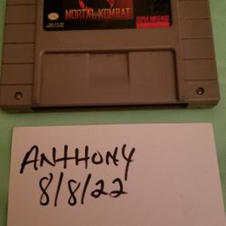 Super Nintendo  Mortal kombat