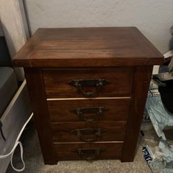 Wooden Bedside Table