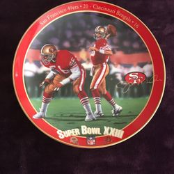 Joe Montana Collectible Plate