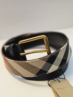 Burberry House Check Belt