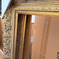 AMAZING & BEAUTIFUL REAL WOOD BAROQUE GALLERY QUALITY ARTIST PICTURE FRAMES**SIZES 24x36", 30x40"**GOLD ORNATE!!