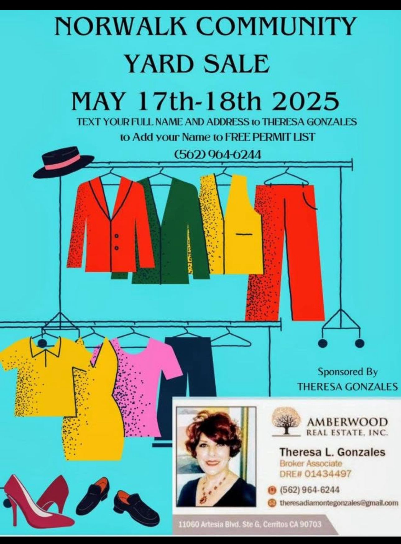 Community Yard Sale 8-2pm Longworth Avenue/ Belcher In Norwalk