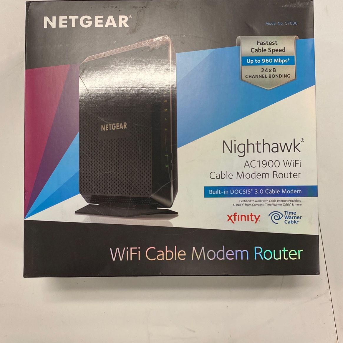 Netgear Nighthawk AC1900 Cable Modem & Router