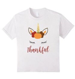 Girls Thanksgiving Shirt, Women’s Thanksgiving Unicorn T-Shirt, Thankful Outfit