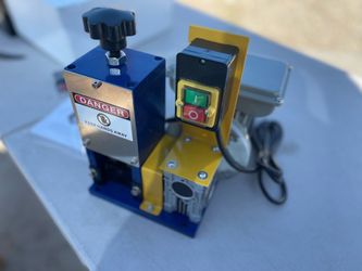 Automatic Wire Stripping Machine 0.06in. to 0.98in. Electric Motorized Cable Stripper Peeler 180W 60 ft./min for Copper