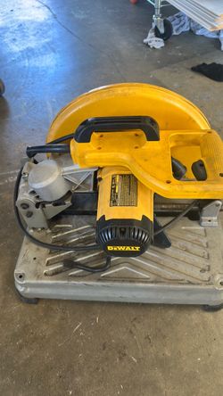DeWalt metal chopsaw