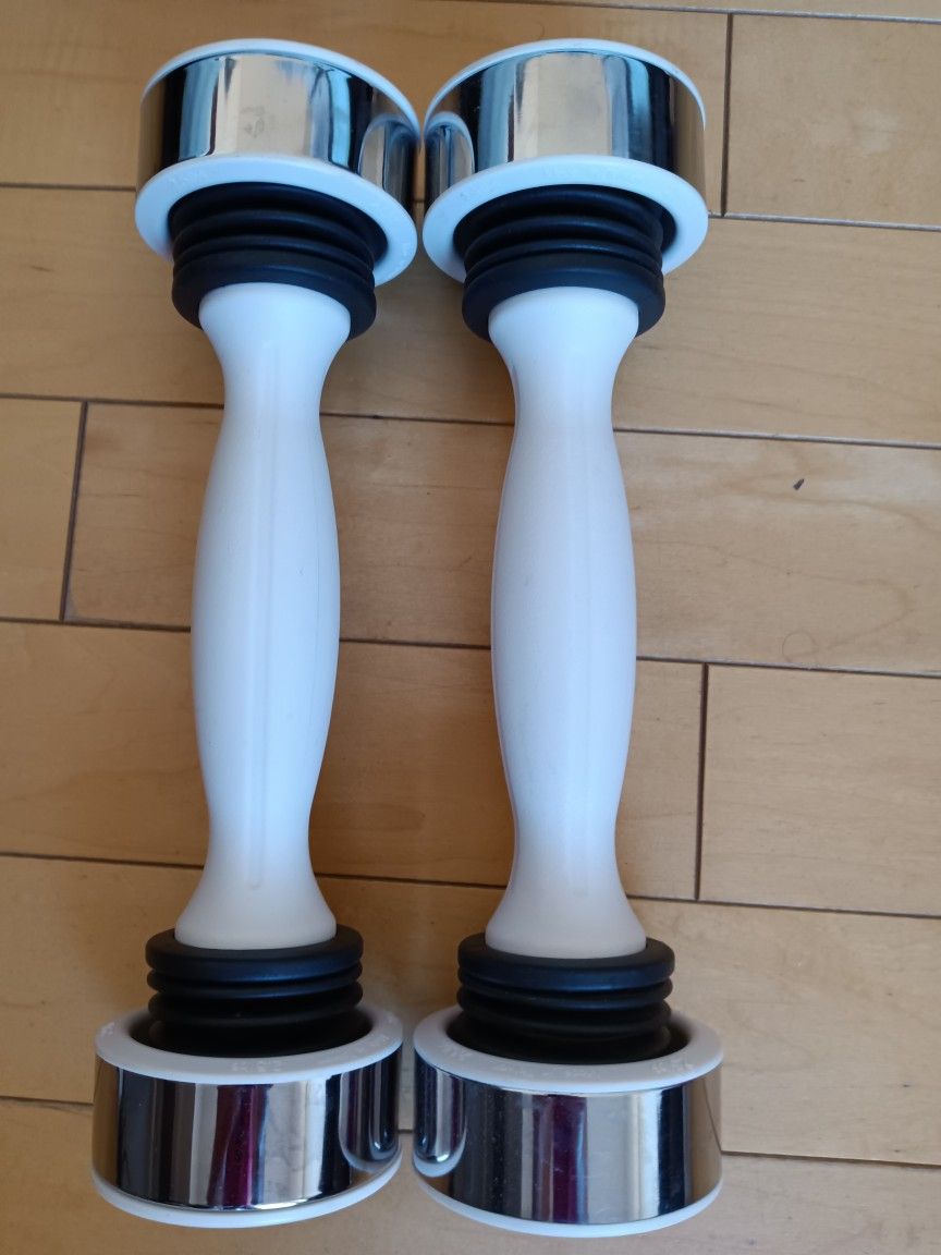 Two Shake Weight Dumbbells Each 2.5 Lbs