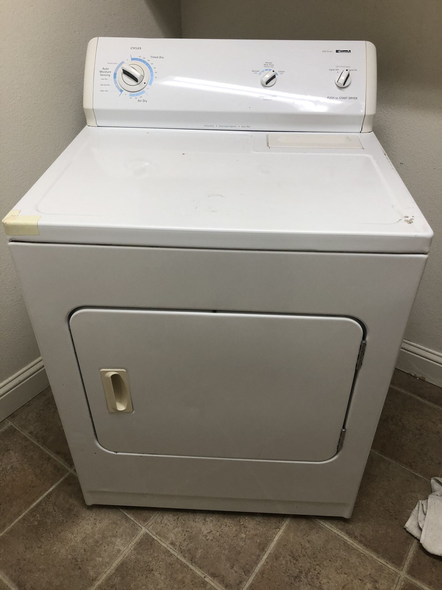Kenmore 600 series washer