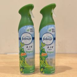 Febreze air freshener spray 8.8 oz: 2 for $5