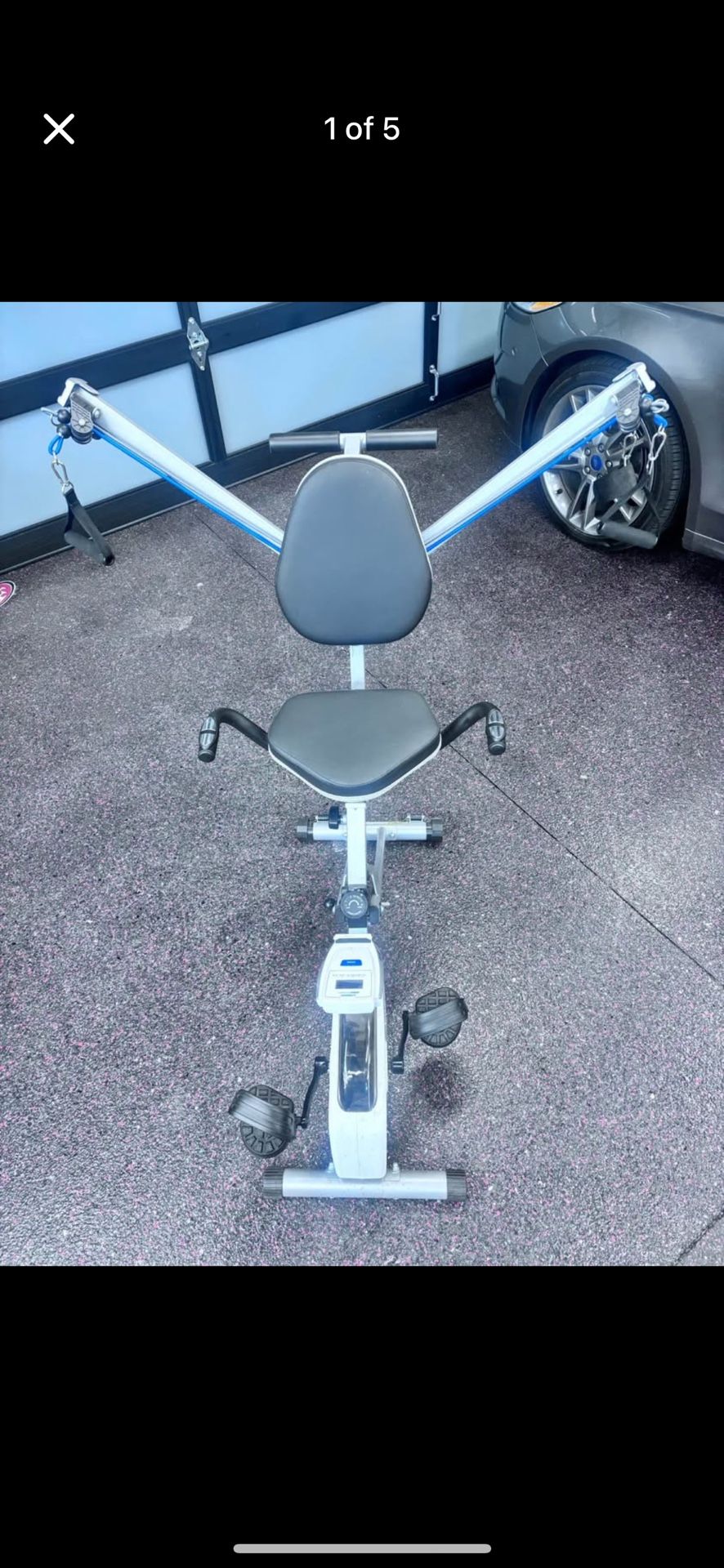 Excercise Bike Sit Down With Shoulder Work Out “stamina”