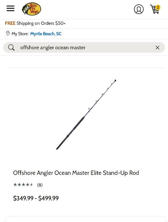 Offshore Angler Ocean Master Elite 6' 50-80Lb