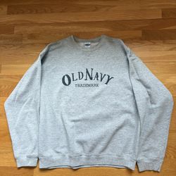 Quality Old Navy Light Grey Crewneck