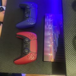 two ps5 controllers 