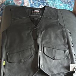 Missing link black Ops Leather vest