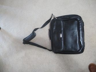 Leather briefcase