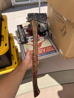 Halloween Prop Foam Bloody axe