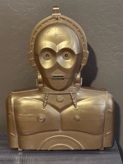 Vintage 1983 Star Wars C-3PO Talking Light up carry case