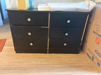 Black dresser