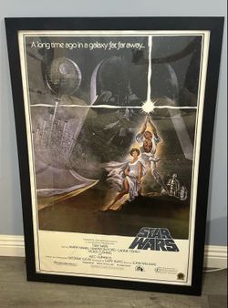 Star Wars poster Framed