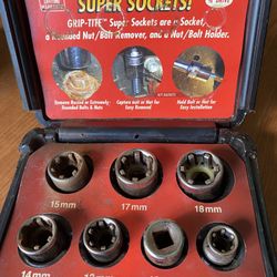 Grip Tite Super Socket Set
