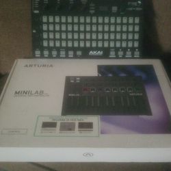 Arturia Minlab And Akai Fire Midi Controller