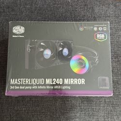 New Sealed Cooler Master MasterLiquid ML240 Mirror 240mm ARGB Dual Pump 3rd Gen