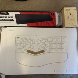 Ergonomic Keyboard, Mouse, and Wrist Rest
