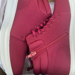 Clarks Cloud Steppers Red Hightops Women's Size 8