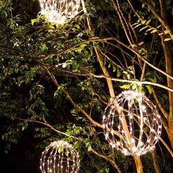 Elf Logic - Outdoor LED 16" Light Balls (3 Pack) Hanging Tree Globe Light - Outdoor Light Balls (3 Pack - 16" Balls) New In Box