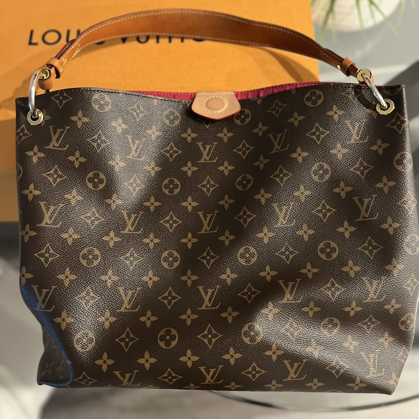 Authentic Louis Vuitton Bag Brown/Tan 