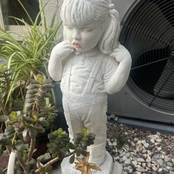 Cute Tall Girl Statue . Heavy Duty . $35.