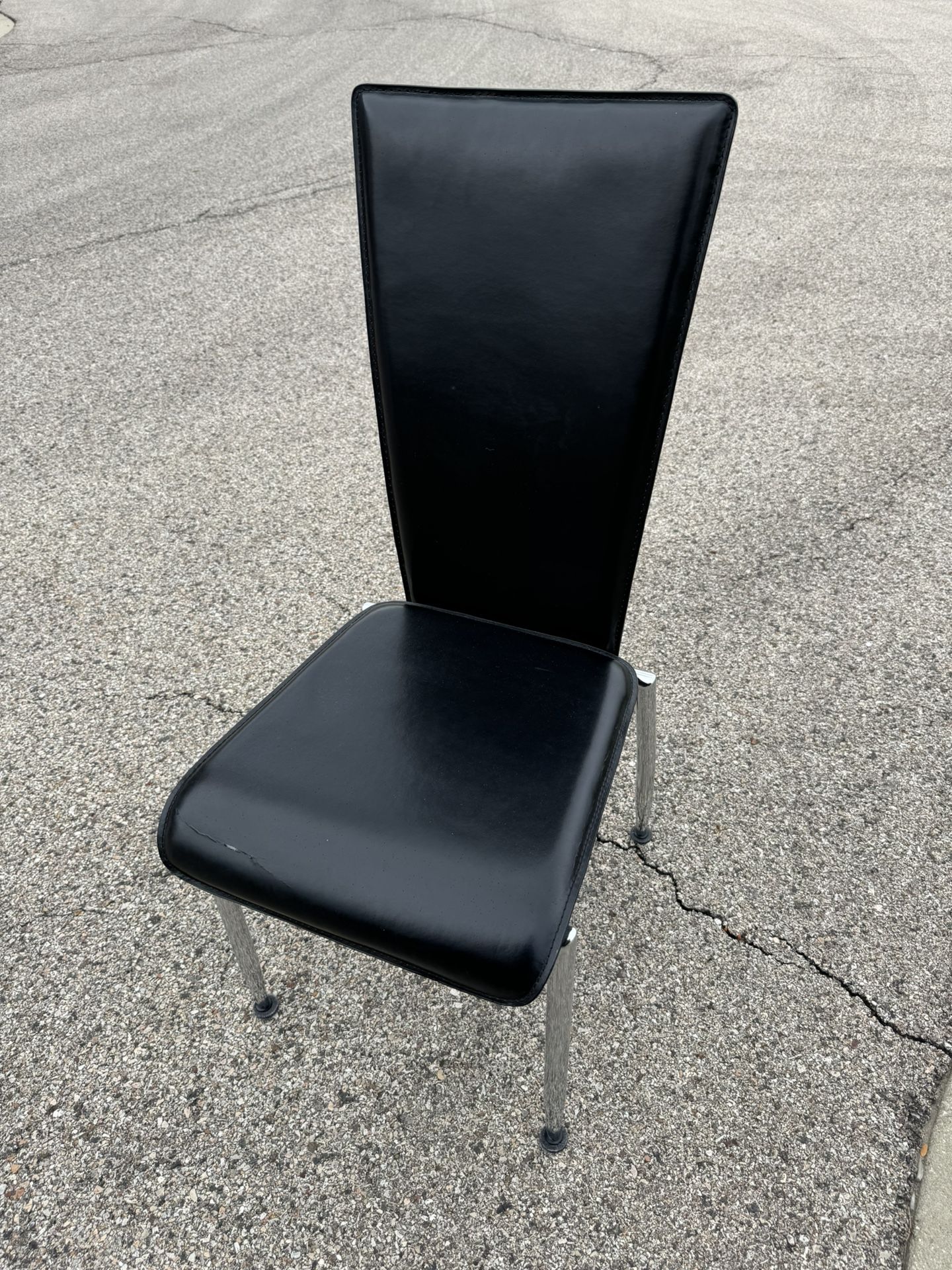 Black Chairs Set Of 6pc
