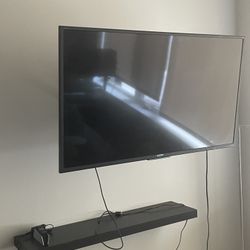 TV with mount